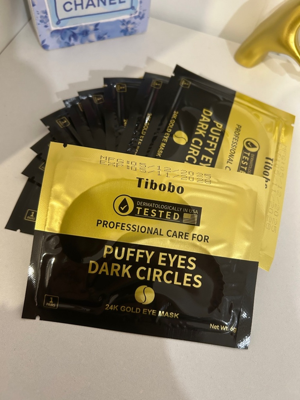 Ulta Beauty 24K Gold Under Eye Masks - Hydrating, Brightening and Firming